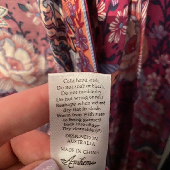 Arnhem Azalea Kimono in Pink - ML - NWT - Picture 9 of 12